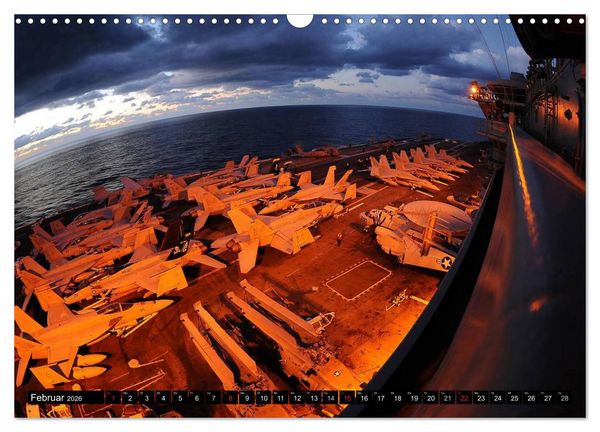Produktbild: Kriegsschiffe der USA (Wandkalender 2026 DIN A3 quer), CALVENDO Monatskalender