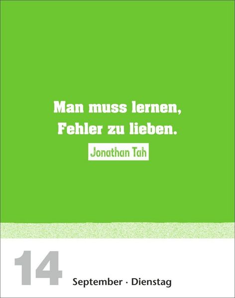 Produktbild: Lattenknaller Tagesabrei&szlig;kalender 2027 - Die witzigsten Fu&szlig;ballerspr&uuml;che