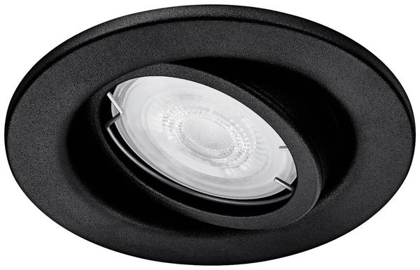 Produktbild: Philips LED 8720169266858 Fresco LED-Einbauleuchte GU10 4.6W Schwarz
