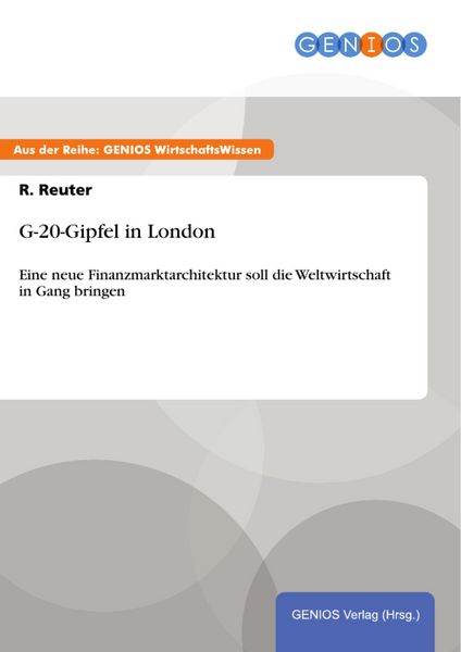 Produktbild: G-20-Gipfel in London