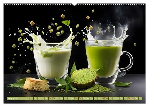 Produktbild: Lifestyle Matcha - Hot und Cool (Wandkalender 2027 DIN A2 quer), CALVENDO Monatskalender