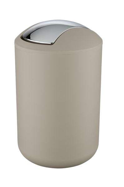 Schwingdeckeleimer Mod. Brasil Taupe L, 6,5 Liter