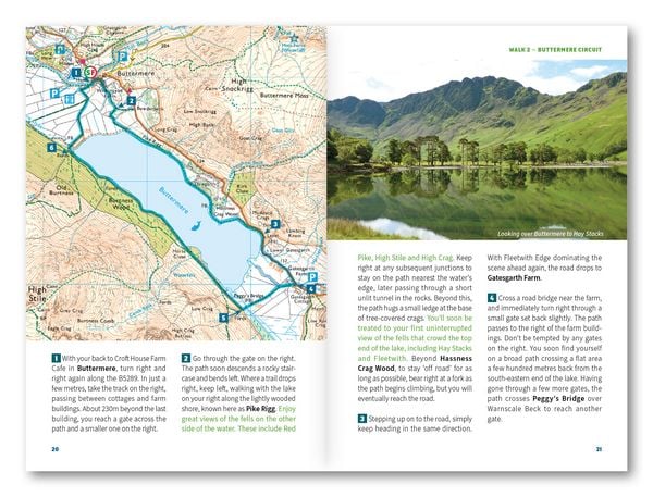 Produktbild: Short Walks in the Lake District: Keswick, Borrowdale and Buttermere