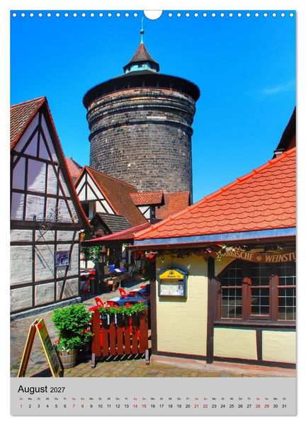 Produktbild: N&Uuml;RNBERG. Du bist so sch&ouml;n (Wandkalender 2027 DIN A3 hoch), CALVENDO Monatskalender