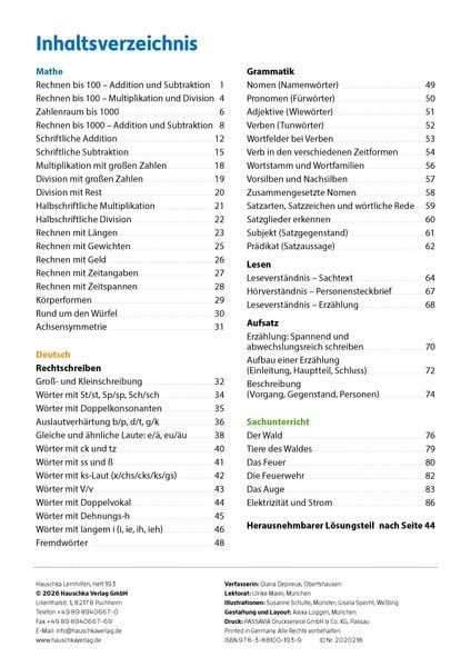 Produktbild: Erfolgreich durch die 3. Klasse &ndash; Mathe, Deutsch, Sachunterricht