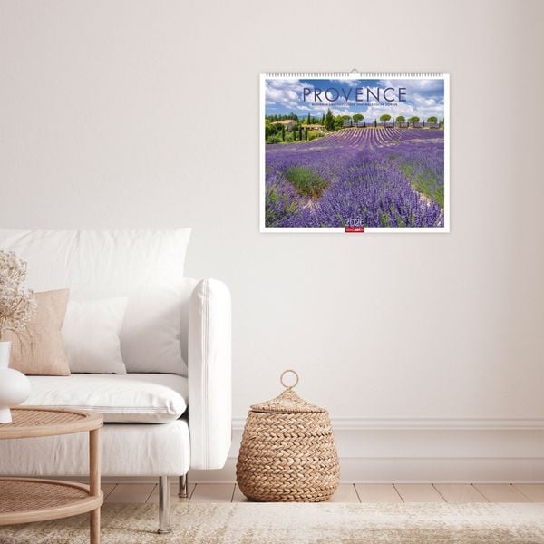 Produktbild: Provence Kalender 2026 - Blühende Lavendelfelder und malerische Dörfer