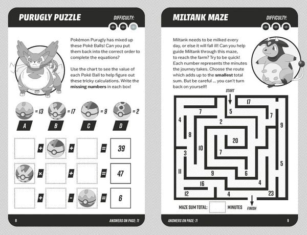 Produktbild: Pokemon Number Puzzles