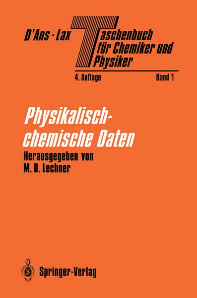 Produktbild: Taschenbuch f&uuml;r Chemiker und Physiker
