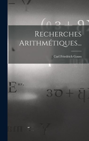 Produktbild: Recherches Arithm&eacute;tiques...
