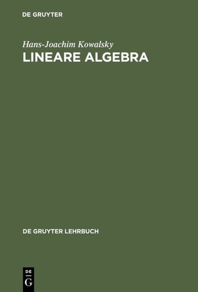 Produktbild: Lineare Algebra
