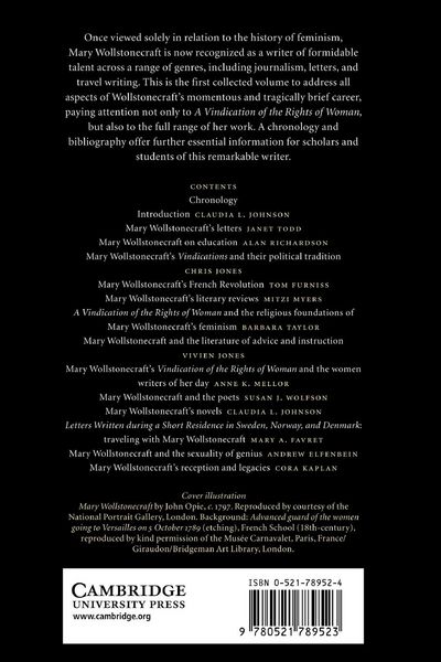 Produktbild: The Cambridge Companion to Mary Wollstonecraft