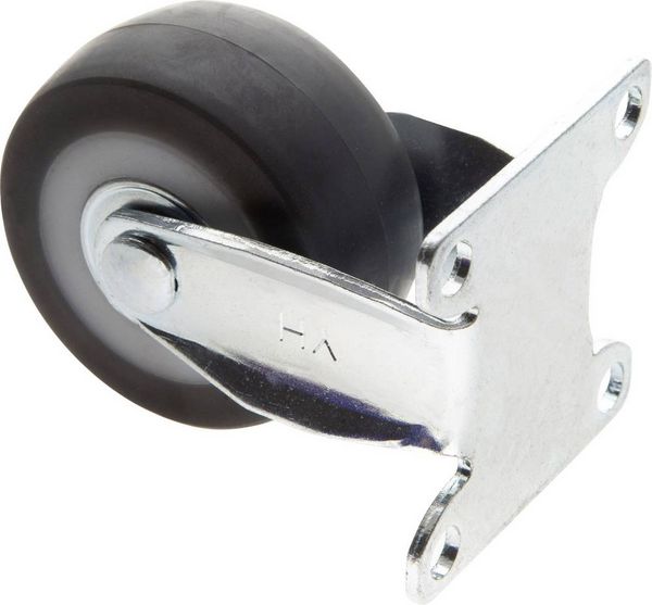 Produktbild: TOOLCRAFT TO-5137881 Bockrolle 50mm mit Anschraubplatte Tragf&auml;higkeit (max.): 50kg
