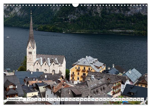 Produktbild: Hallstatt und der Hallst&auml;tter See (Wandkalender 2027 DIN A3 quer), CALVENDO Monatskalender