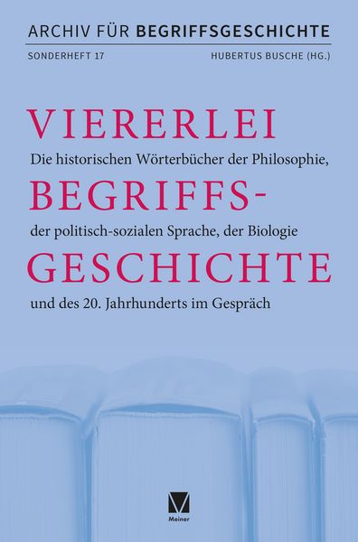 Produktbild: Viererlei Begriffsgeschichte