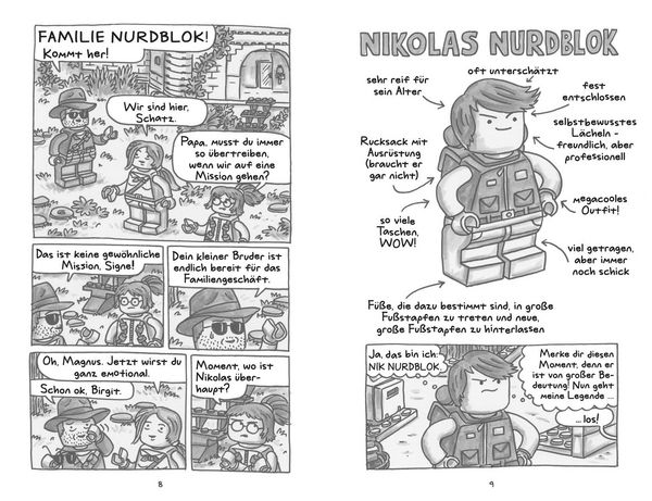 Produktbild: LEGO&reg; Nikolas Nurdblok und der verlorene Stein