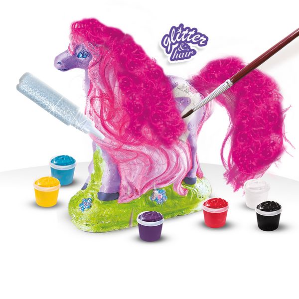 Produktbild: Gipspferd mit M&auml;hne