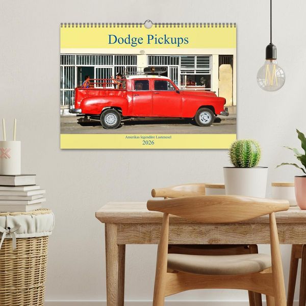 Produktbild: Dodge Pickups - Amerikas legend&auml;re Lastenesel (Wandkalender 2026 DIN A3 quer), CALVENDO Monatskalender