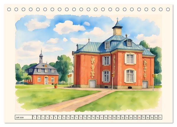 Produktbild: Unterwegs im Emsland (Tischkalender 2026 DIN A5 quer), CALVENDO Monatskalender