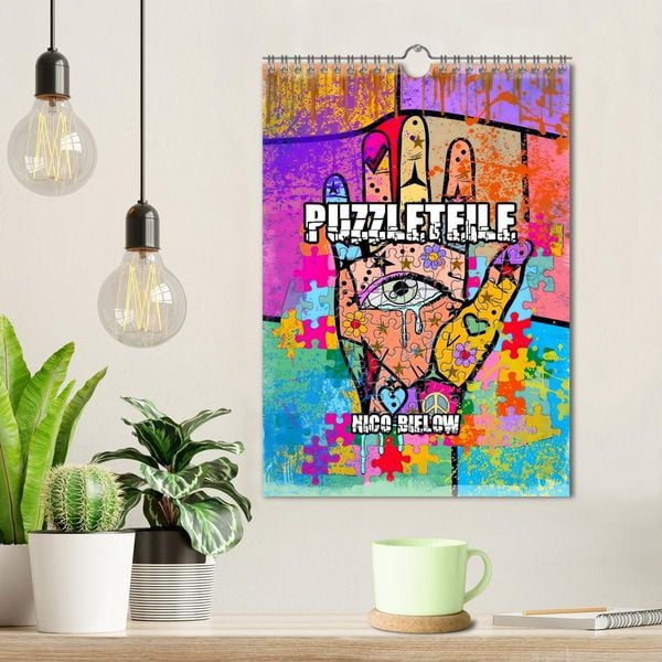 Produktbild: Puzzleteile (Wandkalender 2026 DIN A4 hoch), CALVENDO Monatskalender