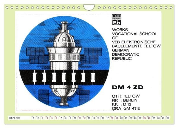 Produktbild: Radio VEB - Amateurfunkstationen Volkseigener Betriebe (Wandkalender 2026 DIN A4 quer), CALVENDO Monatskalender