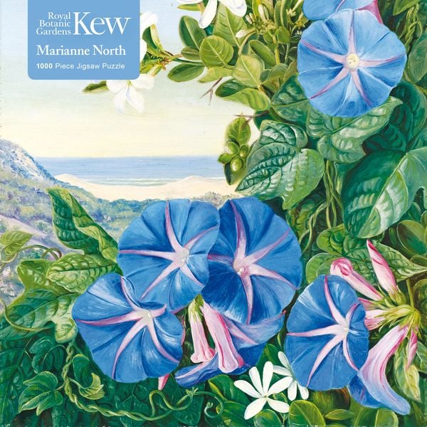 Produktbild: Puzzle - Marianne North, Natal Pflaume und blaue Prunkwinden