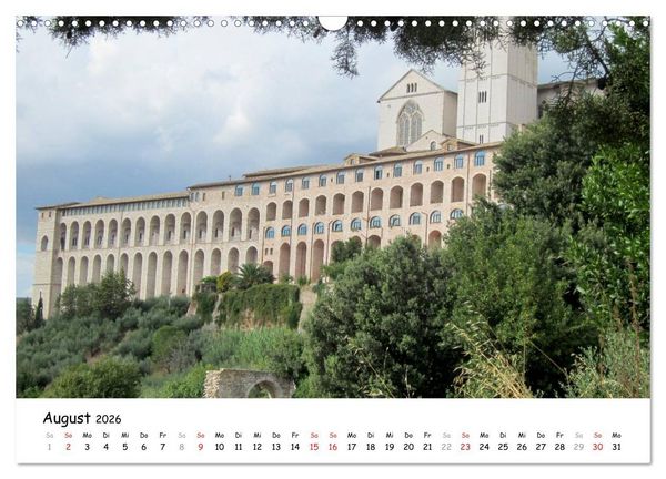 Produktbild: Camino di Assisi - Franziskusweg (Wandkalender 2026 DIN A3 quer), CALVENDO Monatskalender