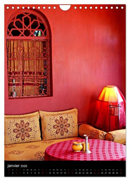 Produktbild: Au Maroc (Calendrier mural 2026 DIN A4 horizontal), CALVENDO calendrier mensuel