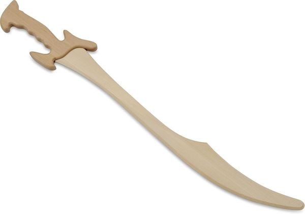 Produktbild: BestSaller 1126 - Langschwert Kumane, Birkenholz natur, 66 cm, Holz-Schwert