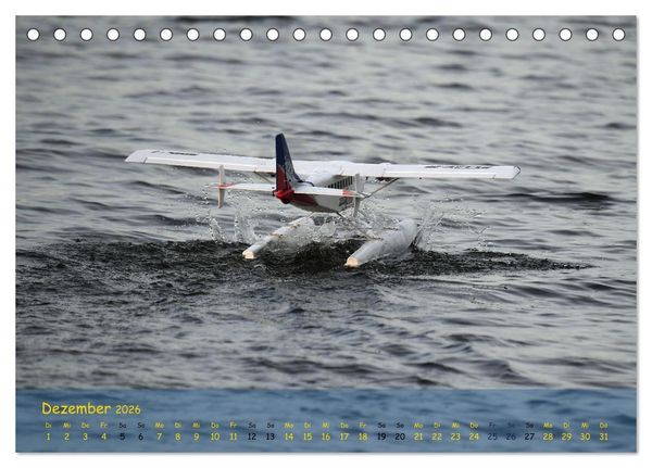 Produktbild: Abenteuer Wasserflug (Tischkalender 2026 DIN A5 quer), CALVENDO Monatskalender