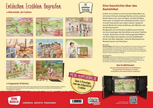 Produktbild: Mariko und die Mondprinzessin. Wenn der Kamishibai-Mann erz&auml;hlt. Kamishibai Bildkartenset