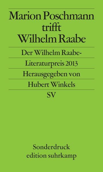 Produktbild: Marion Poschmann trifft Wilhelm Raabe