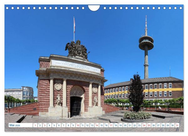 Produktbild: Hansestadt Wesel - Impressionen vom Niederrhein (Wandkalender 2026 DIN A4 quer), CALVENDO Monatskalender