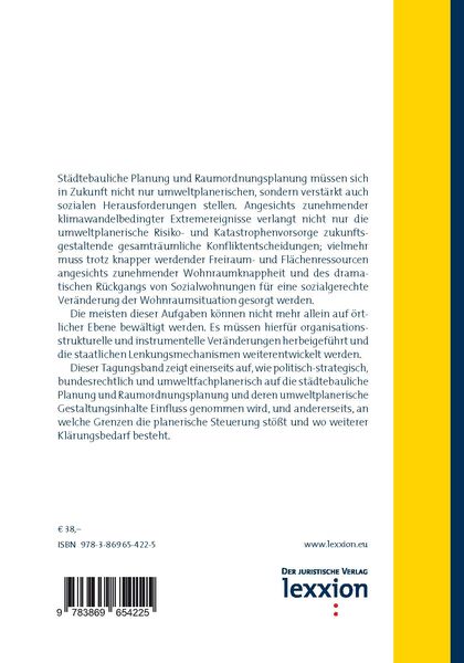 Produktbild: Herausforderungen f&uuml;r eine zukunftsgerechte Umweltplanung