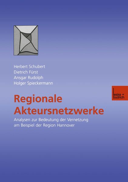 Produktbild: Regionale Akteursnetzwerke
