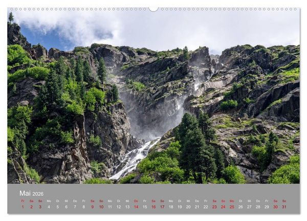 Produktbild: Das Stubaital in Tirol - Gipfelsturm und Gletscherseen (hochwertiger Premium Wandkalender 2026 DIN A2 quer), Kunstdruck in Hochglanz