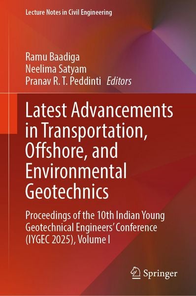 Produktbild: Latest Advancements in Transportation, Offshore, and Environmental Geotechnics