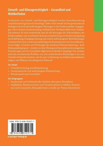 Produktbild: Umwelt- und Klimagerechtigkeit – Gesundheit und Wohlbefinden