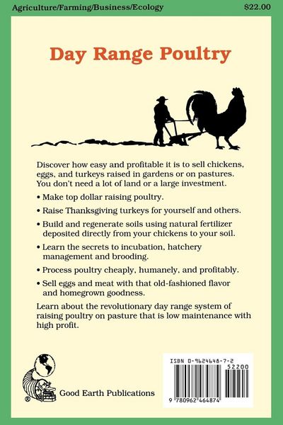 Produktbild: Day Range Poultry: Every Chicken Owner's Guide to Grazing Gardens and Improving Pastures