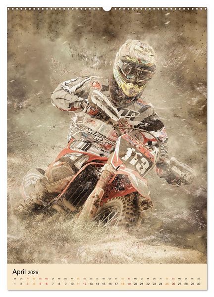 Produktbild: Motocross - Sport der Extreme (hochwertiger Premium Wandkalender 2026 DIN A2 hoch), Kunstdruck in Hochglanz
