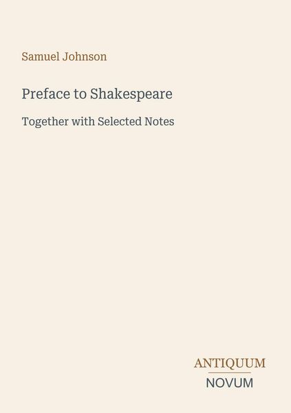 Produktbild: Preface to Shakespeare