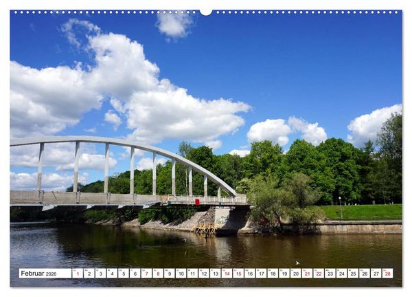 Produktbild: Malerisches Dorpat - Estlands Universit&auml;tsstadt Tartu (hochwertiger Premium Wandkalender 2026 DIN A2 quer), Kunstdruck in Hochglanz