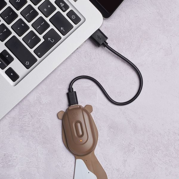 Produktbild: Flexilight Pals RC (Hund) - wiederaufladbares Leselicht - 2 in 1 Leselampe & Lesezeichen - LED Leselicht - Geschenk für Leser, Buchliebhaber - Deutsch