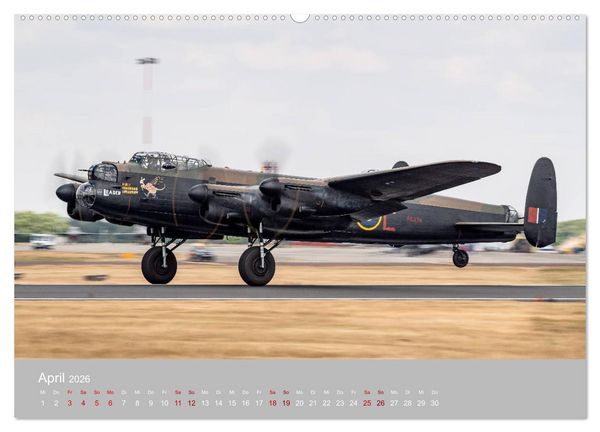 Produktbild: Fliegende Legenden - Warbirds (Wandkalender 2026 DIN A2 quer), CALVENDO Monatskalender