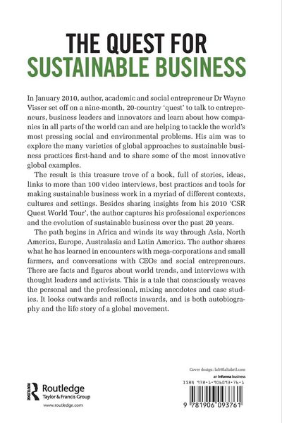 Produktbild: The Quest for Sustainable Business