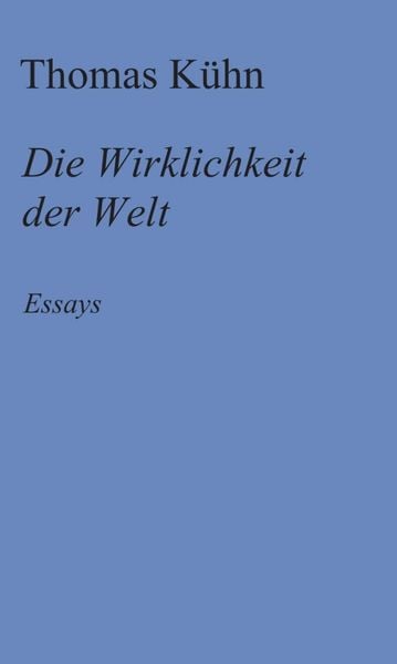 Produktbild: Die Wirklichkeit der Welt