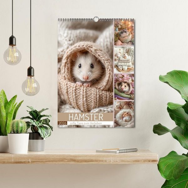Produktbild: Hamster - s&uuml;&szlig;e Tiere zum Verlieben (Wandkalender 2026 DIN A3 hoch), CALVENDO Monatskalender