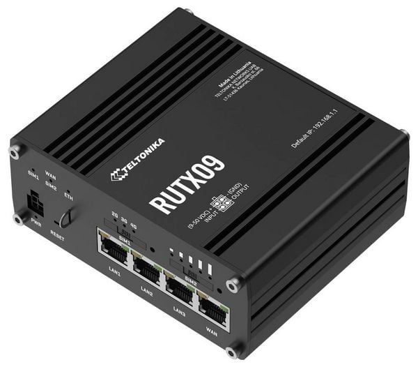 Produktbild: Teltonika RUTX09 LAN-Router Integriertes Modem: LTE