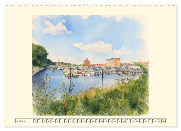Produktbild: Schleswig-Holsteins Ostseek&uuml;ste (hochwertiger Premium Wandkalender 2026 DIN A2 quer), Kunstdruck in Hochglanz