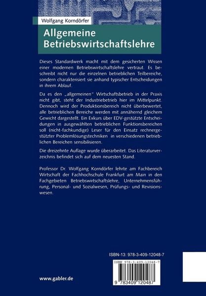 Produktbild: Allgemeine Betriebswirtschaftslehre