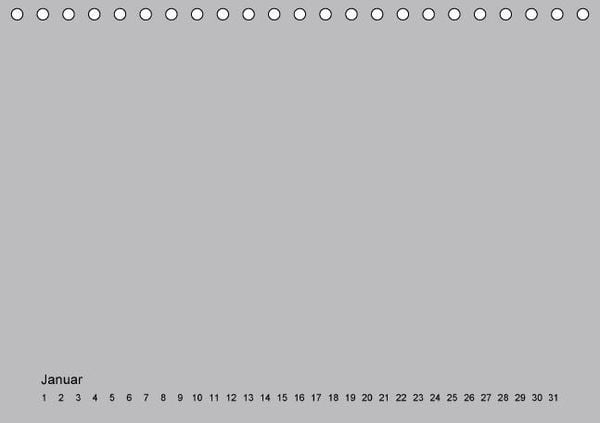 Produktbild: Geburtstags - Bastelkalender - Grau (Tischkalender immerw&auml;hrend DIN A5 quer)